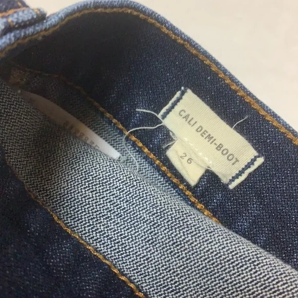 Madewell Cali Demi-Boot Jeans Patch Pocket Edition - Picture 12 of 13